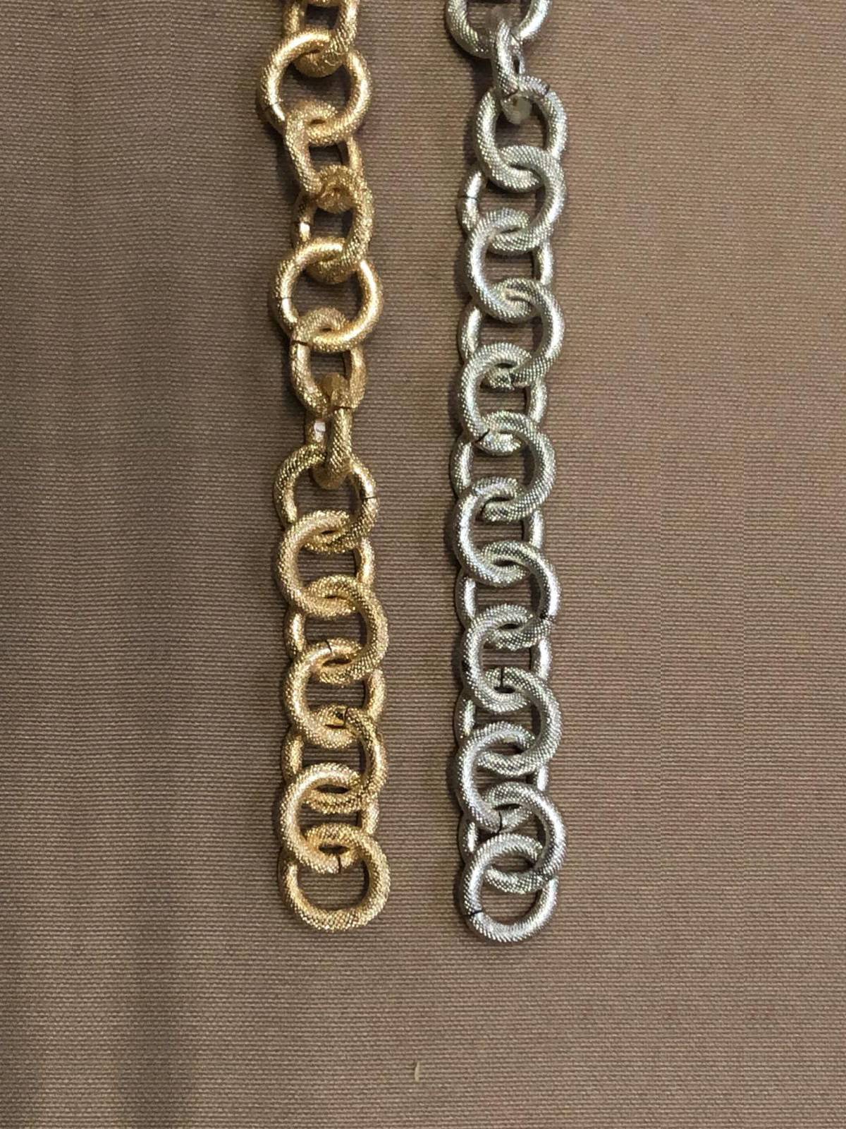 Collana con Croce in Strass Oro